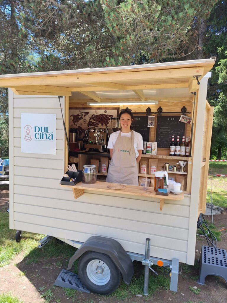 Roulotte café à l'étang du Ticou